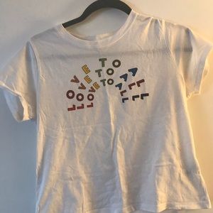 Madewell Love to All Tee Size XS